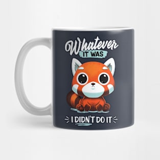 I didn't do it! - Cute Red Panda Mug